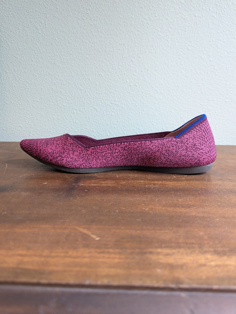 Retired Rothys The Point Fig Python Purple Flats Womens Sz 11.5 Snake Rare - Picture 6 of 12